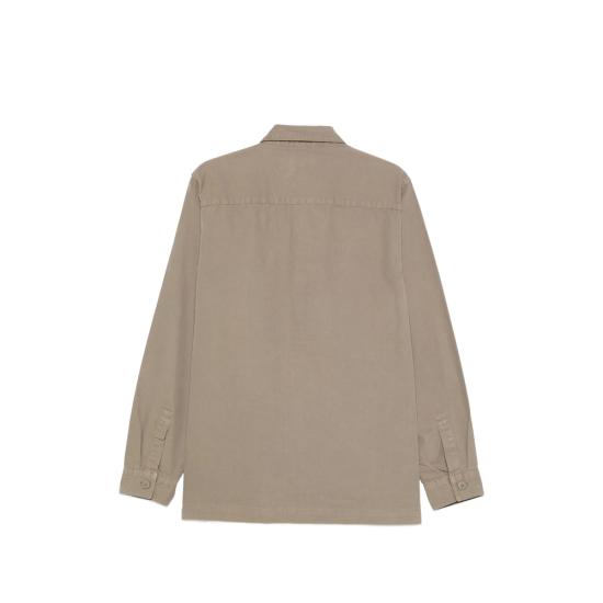 26SS 바버 워시드 코튼 오버셔츠 MOS0281 OL72 GREEN - BARBOUR