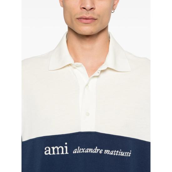 26SS 아미 폴로 티셔츠 HPL421 JE0221 A027 BLUE NEUTRALS - AMI