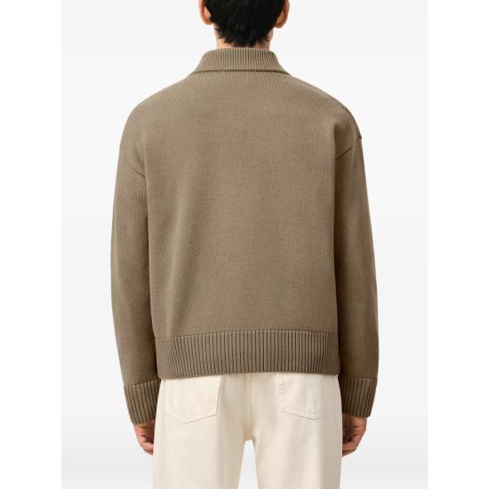 26SS 아미 울 드 하트 가디건 UKC380 KN0156 A117 BROWN - AMI