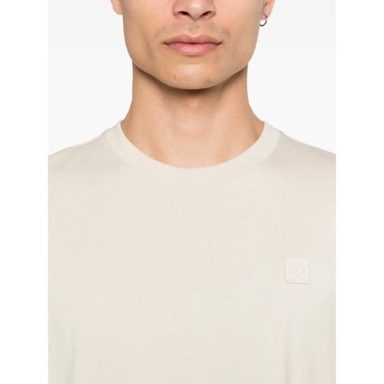 26SS 무스너클 덜루스 반팔 티셔츠 M15MT759 1705 NEUTRALS - MOOSE KNUCKLES