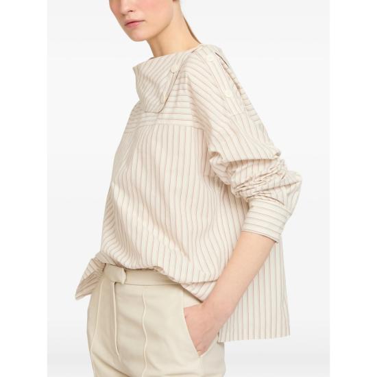 26SS 이브살로몬 블라우스 26EYH03562COXW B3260 NEUTRALS RED - YVES SALOMON