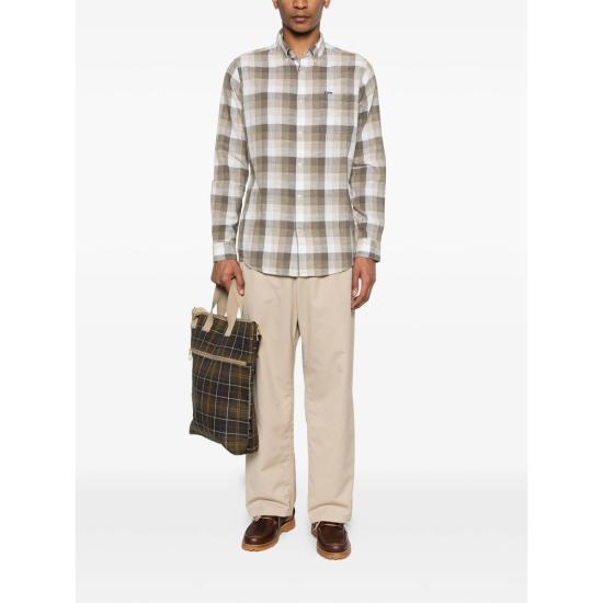 26SS 바버 셔츠 MSH5450 ST51 NEUTRALS WHITE - BARBOUR