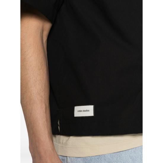 26SS 엔타이어 스튜디오 탑 ESSS26SR03012 0015 BLACK - ENTIRE STUDIOS