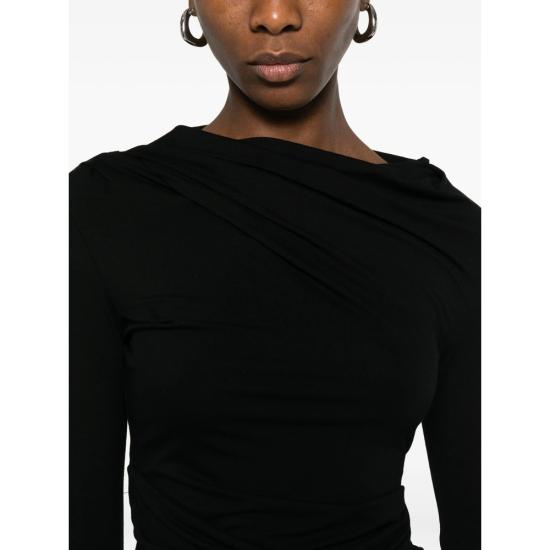 26SS 엔타이어 스튜디오 탑 ESSS26TO02243 0015 BLACK - ENTIRE STUDIOS