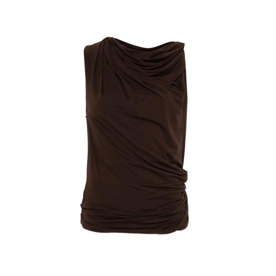 26SS 엔타이어 스튜디오 민소매 티셔츠 ESSS26TO01243 C737 BROWN