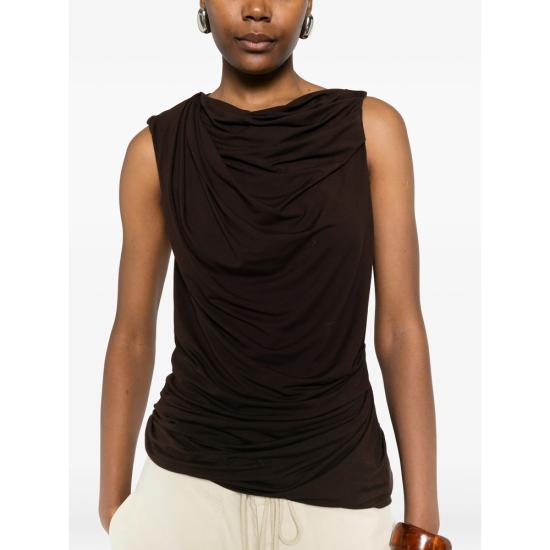 26SS 엔타이어 스튜디오 민소매 티셔츠 ESSS26TO01243 C737 BROWN - ENTIRE STUDIOS