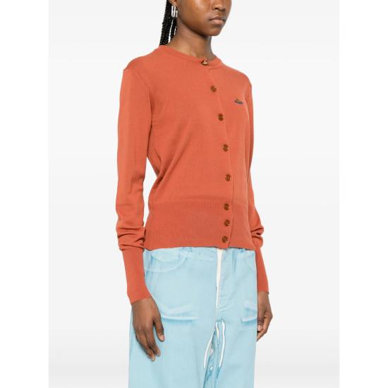 26SS 비비안웨스트우드 BEA 베아 니트 가디건 1803002P Y003F C409 ORANGE - VIVIENNE WESTWOOD