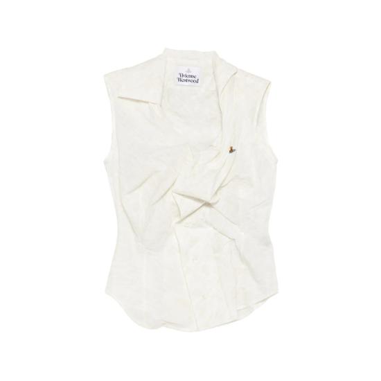 26SS 비비안웨스트우드 셔츠 15010067 W01EL A301 WHITE NEUTRALS