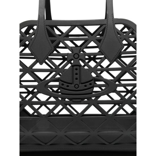 26SS 비비안웨스트우드 토트백 47020011W S002G N401 BLACK - VIVIENNE WESTWOOD