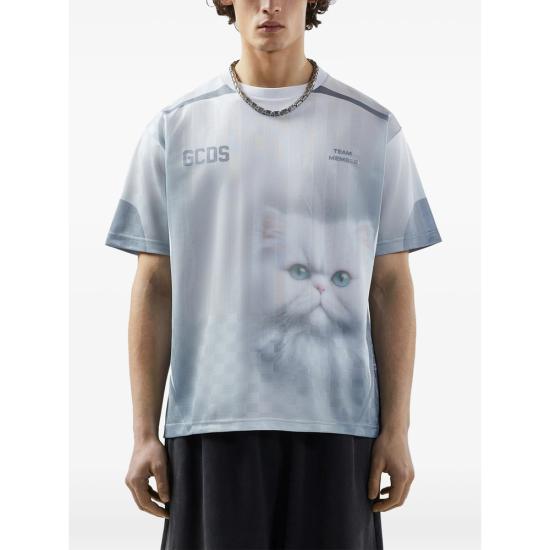 26SS 지씨디에스 탑 Z0UWQC420J138 GREWH WHITE - GCDS