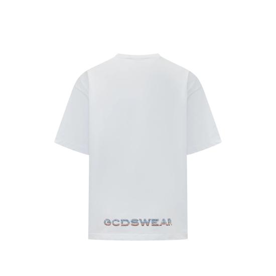26SS 지씨디에스 탑 C1MWQC061J079 WHBLU WHITE - GCDS