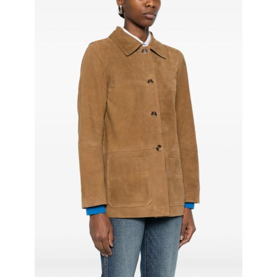 26SS 바쉬 가죽 자켓 MARIO COGNA BROWN - BA&SH