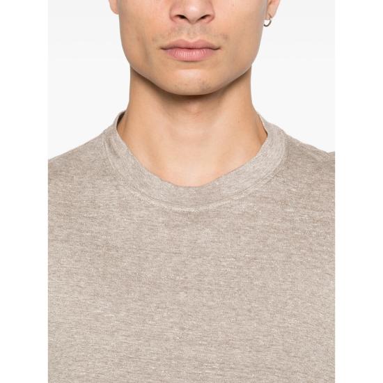 26SS 브루넬로 쿠치넬리 탑 MW8351308 C415 BROWN - BRUNELLO CUCINELLI