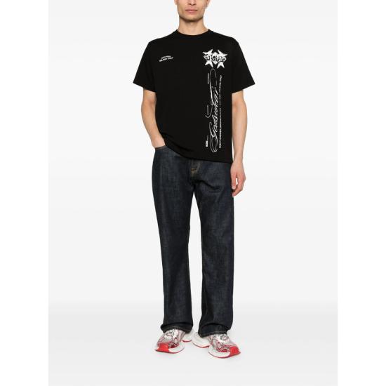 26SS 지씨디에스 탑 C1MWQC070J079 BLKWH BLACK - GCDS