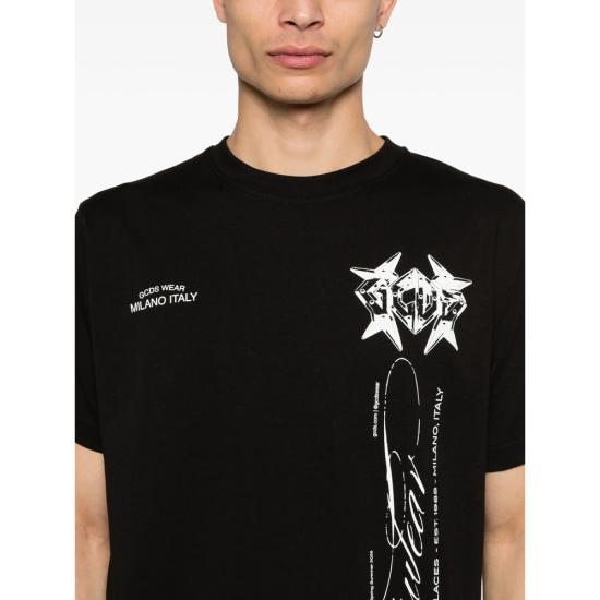 26SS 지씨디에스 탑 C1MWQC070J079 BLKWH BLACK - GCDS