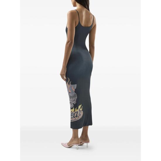 26SS 지씨디에스 원피스 C1WWQB025J036 BKYEL BLACK - GCDS