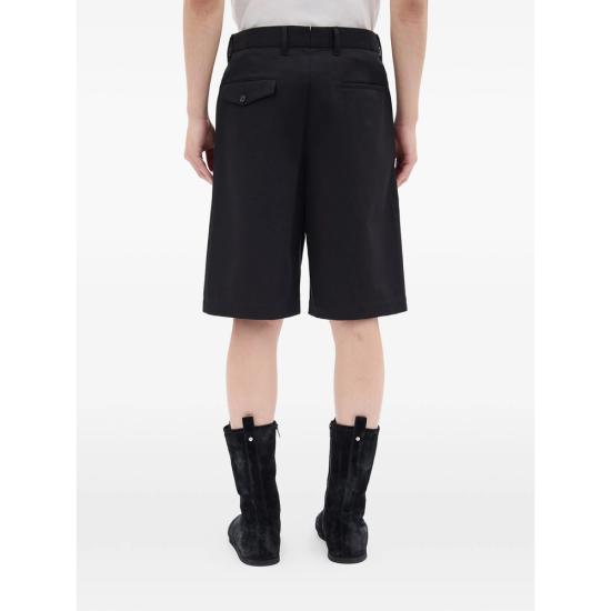 26SS 앤 드뮐미스터 숏팬츠 B0013736 FA709 099 BLACK - ANN DEMEULEMEESTER