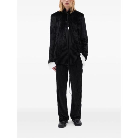 26SS 앤 드뮐미스터 셔츠 B0010522 FA714 099 BLACK - ANN DEMEULEMEESTER