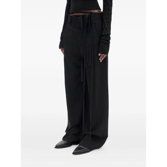 26SS 앤 드뮐미스터 팔라초 팬츠 B0010192 FA558 099 BLACK - ANN DEMEULEMEESTER