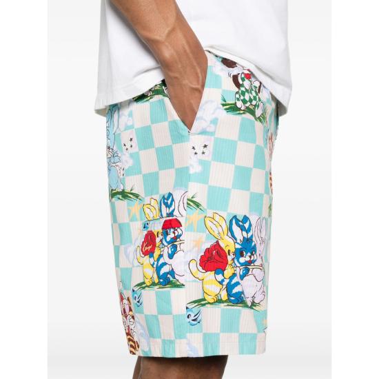 26SS 겐조 숏팬츠 FG55SH5089T2 60 BLUE WHITE - KENZO