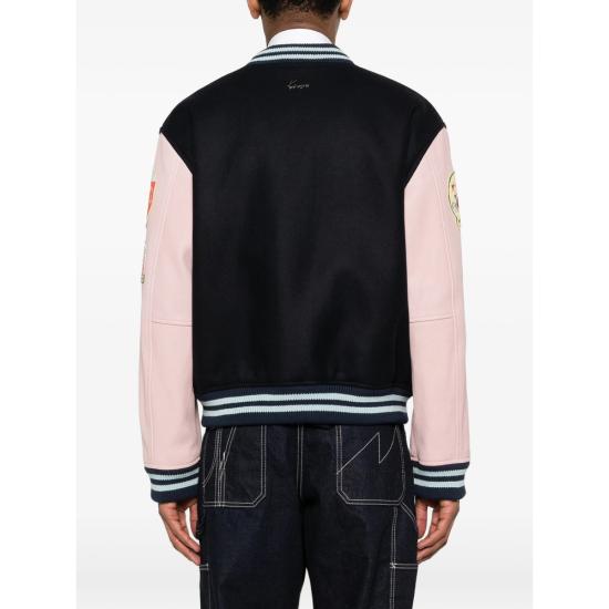 26SS 겐조 봄버 자켓 FG55BL1839ON 76 BLUE PINK - KENZO