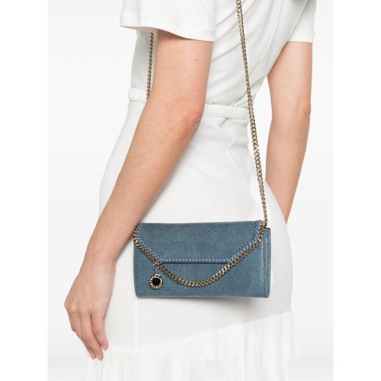 26SS 스텔라 맥카트니 클러치/파우치 7P0086 WP0404 4313 BLUE - STELLA MCCARTNEY