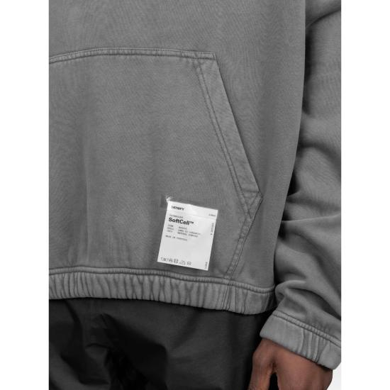 26SS 새티스파이 후드 티셔츠 11046 12A02 AGREY - SATISFY