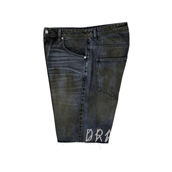 26SS 44레이블 데님 숏팬츠 B0030659 FA685 P786 BLACK - 44 LABEL