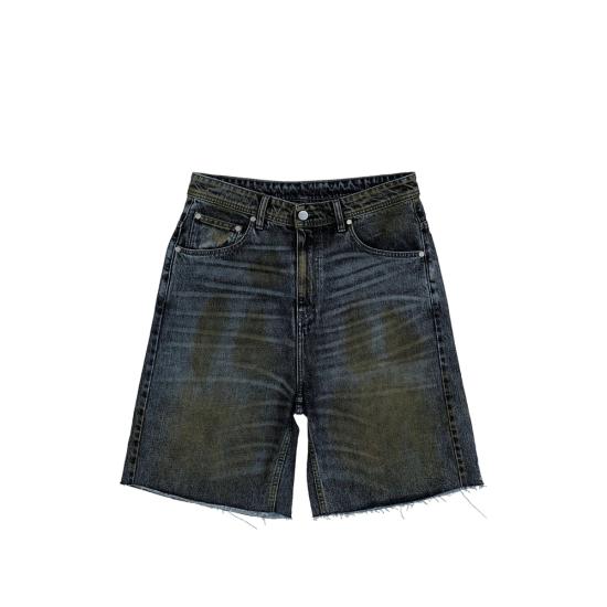 26SS 44레이블 데님 숏팬츠 B0030659 FA685 P786 BLACK