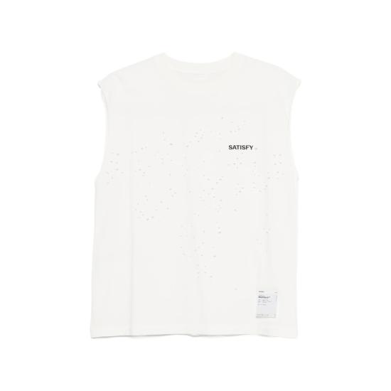 26SS 새티스파이 민소매 티셔츠 11005 12A02 AGREY NEUTRALS