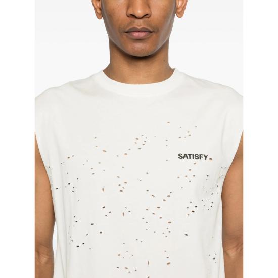 26SS 새티스파이 민소매 티셔츠 11005 12A02 AGREY NEUTRALS - SATISFY