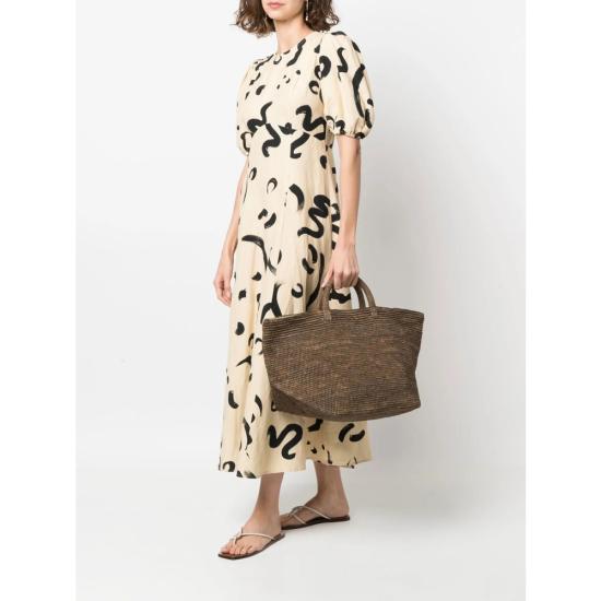 26SS 이벨리브 토트백 VANILLA DKTEA BROWN - IBELIV