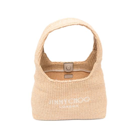26SS 지미추 숄더백 BEACH DMND HOBO M JYN NALAT NEUTRALS - JIMMY CHOO
