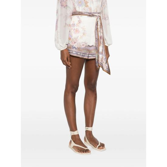 26SS 짐머만 숏팬츠 5214AS261 CRBLU NEUTRALS PURPLE - ZIMMERMANN