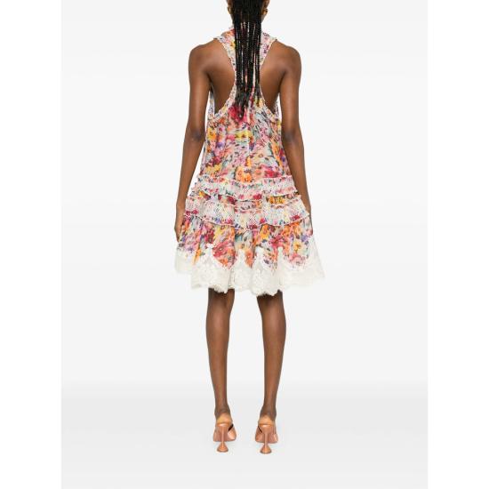 26SS 짐머만 롱 원피스 7448DS261 MUFLO WHITE - ZIMMERMANN