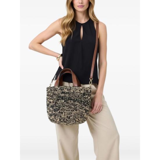 26SS 이벨리브 토트백 MIROZY TIGA NEUTRALS BLACK - IBELIV