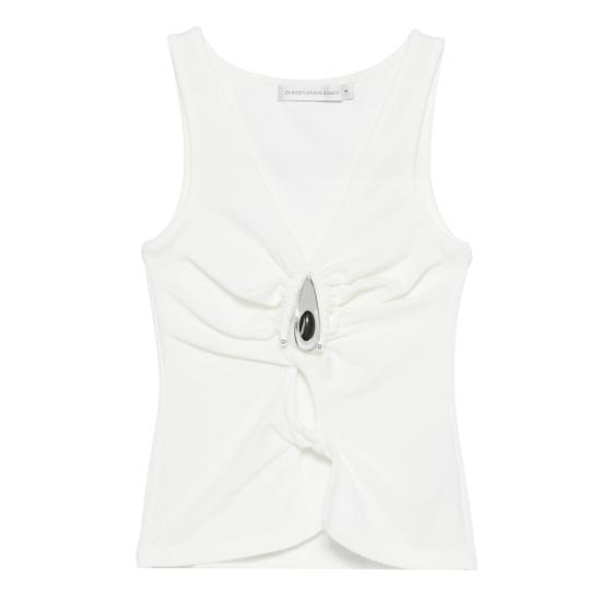 26SS 크리스토퍼에스버 민소매 티셔츠 25041333 WHITE