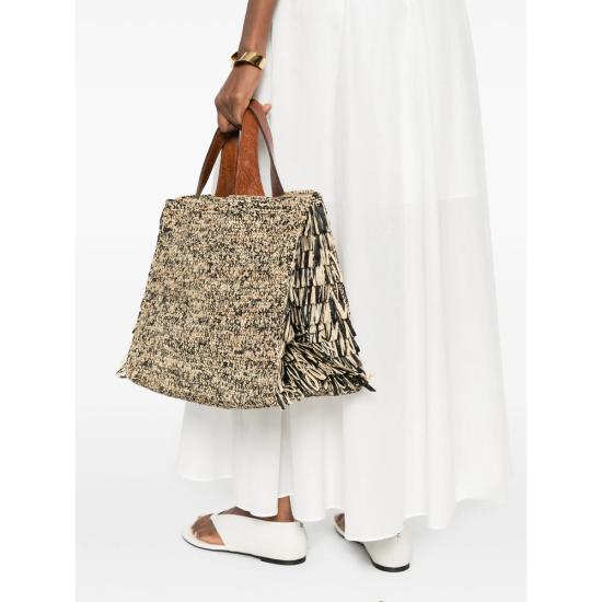 26SS 이벨리브 토트백 ONJA TIGA NEUTRALS BLACK - IBELIV