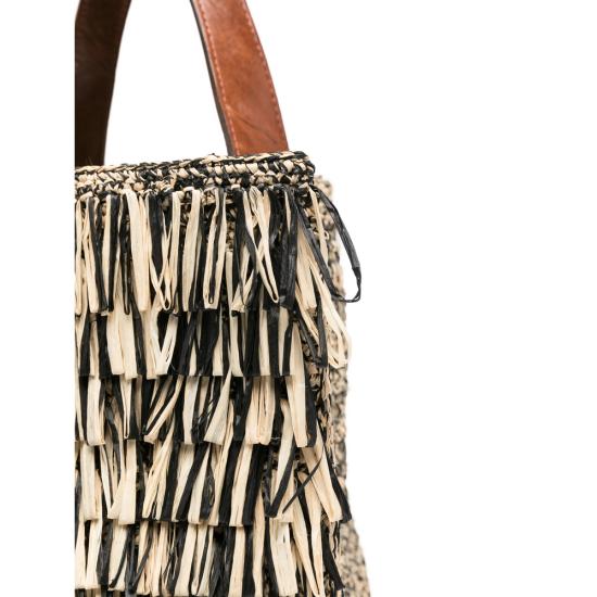 26SS 이벨리브 토트백 ONJA TIGA NEUTRALS BLACK - IBELIV