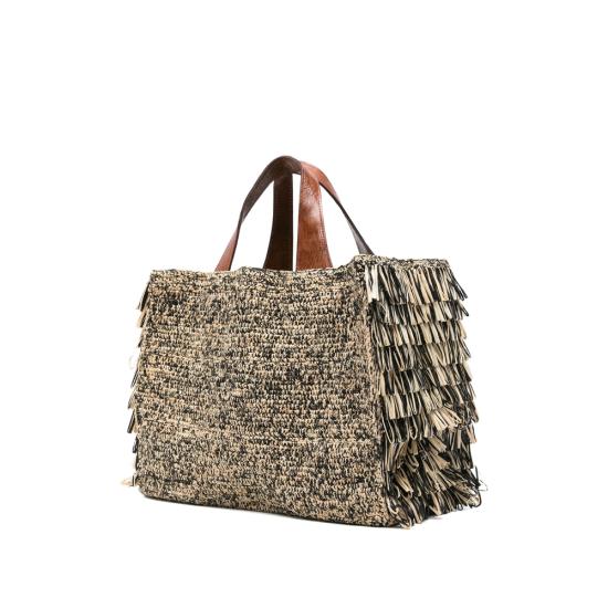 26SS 이벨리브 토트백 ONJA TIGA NEUTRALS BLACK - IBELIV