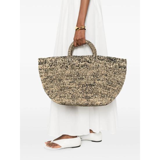 26SS 이벨리브 토트백 VANILLA TIGA NEUTRALS BLACK - IBELIV