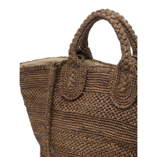 26SS 이벨리브 토트백 SOMA DKTEA BROWN - IBELIV