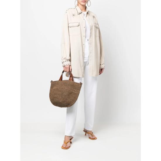 26SS 이벨리브 토트백 MIROZY DKTEA BROWN - IBELIV