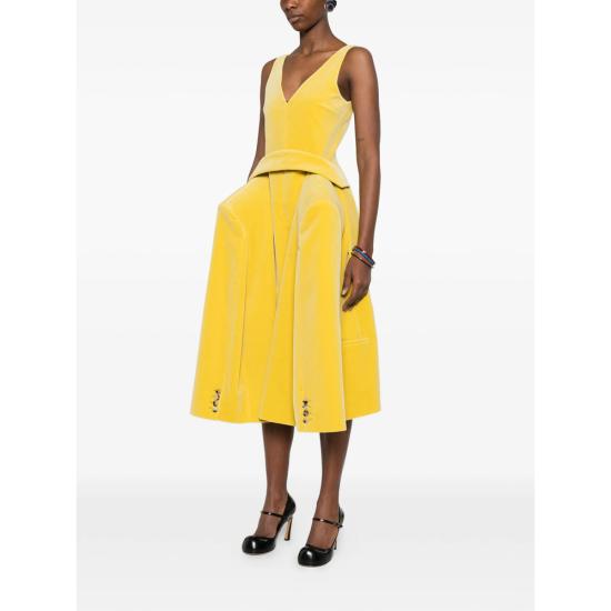 26SS JW앤더슨 원피스 DR0521 PG1895 226 YELLOW - JW ANDERSON