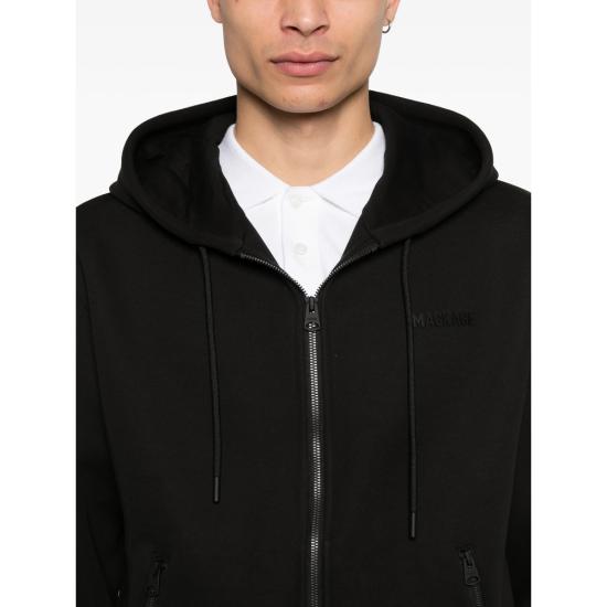 26SS 맥케이지 후드 티셔츠 KRYSTOS BLACK - MACKAGE