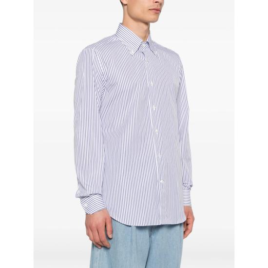 26SS 마짜렐리 셔츠 80 023 8 WHITE BLUE - MAZZARELLI