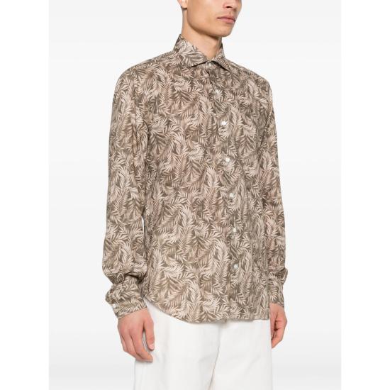 26SS 발바 셔츠 54054 0001 BROWN NEUTRALS - BARBA