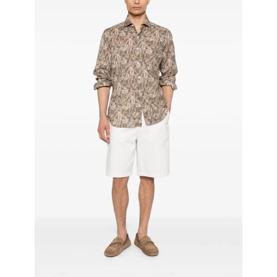 26SS 발바 셔츠 54054 0001 BROWN NEUTRALS - BARBA