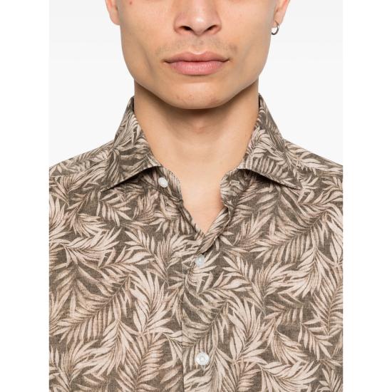 26SS 발바 셔츠 54054 0001 BROWN NEUTRALS - BARBA