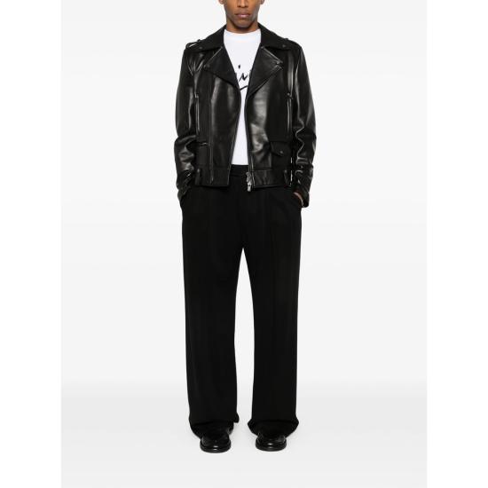 26SS 살바토레 산토로 바이커 자켓 50658 U BLACK - SALVATORE SANTORO